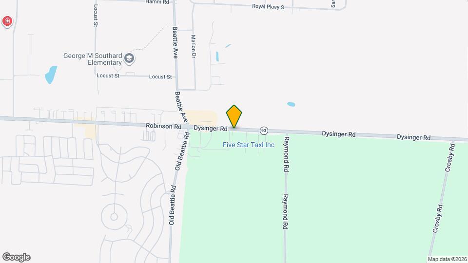 Dysinger Apartments Map and Location Details