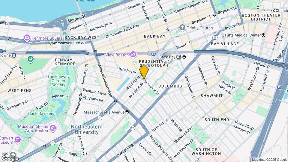 254 W Newton St, Unit 5 Map and Location Details