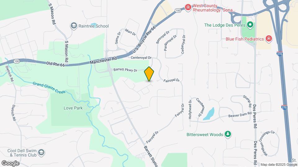 13325 Hiddendale Ln Map and Location Details