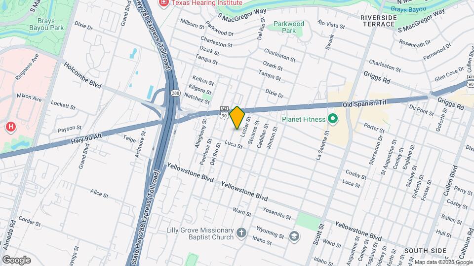 6633 Burkett St. Map and Location Details