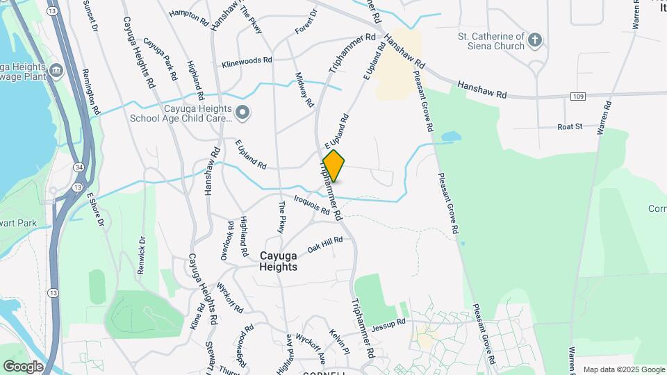 715 Triphammer Rd, Unit A Map and Location Details