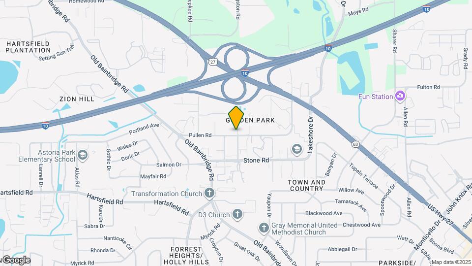 1500 Pullen Rd Map and Location Details