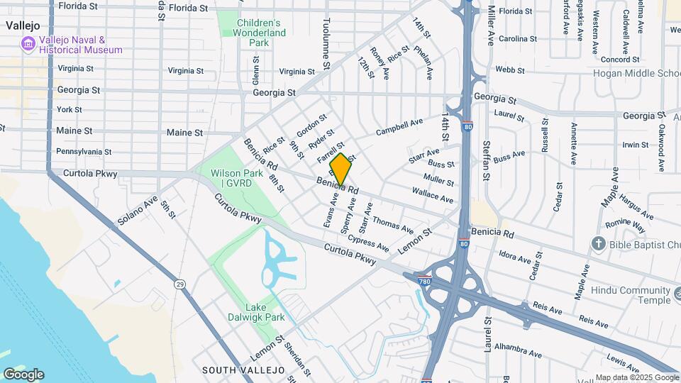 229 Benicia Rd Map and Location Details