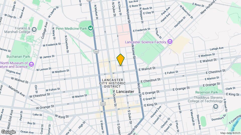 320 N Duke St Map and Location Details