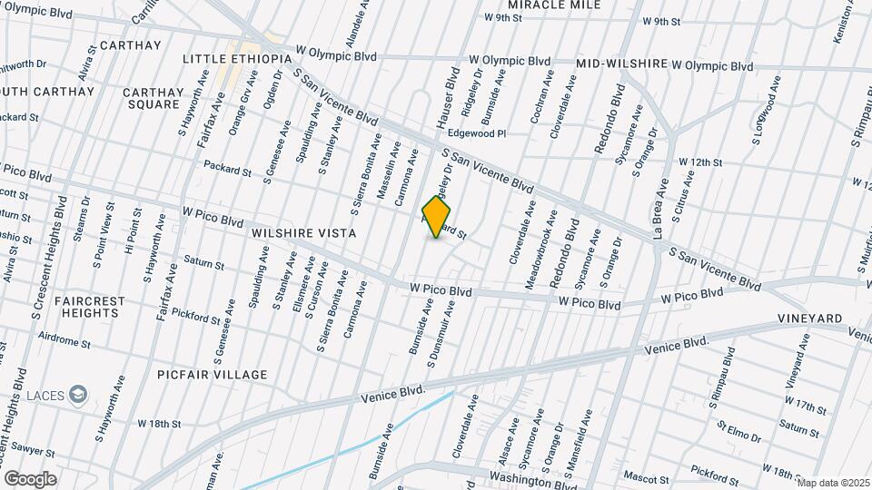 1326 S Ridgeley Dr Map and Location Details