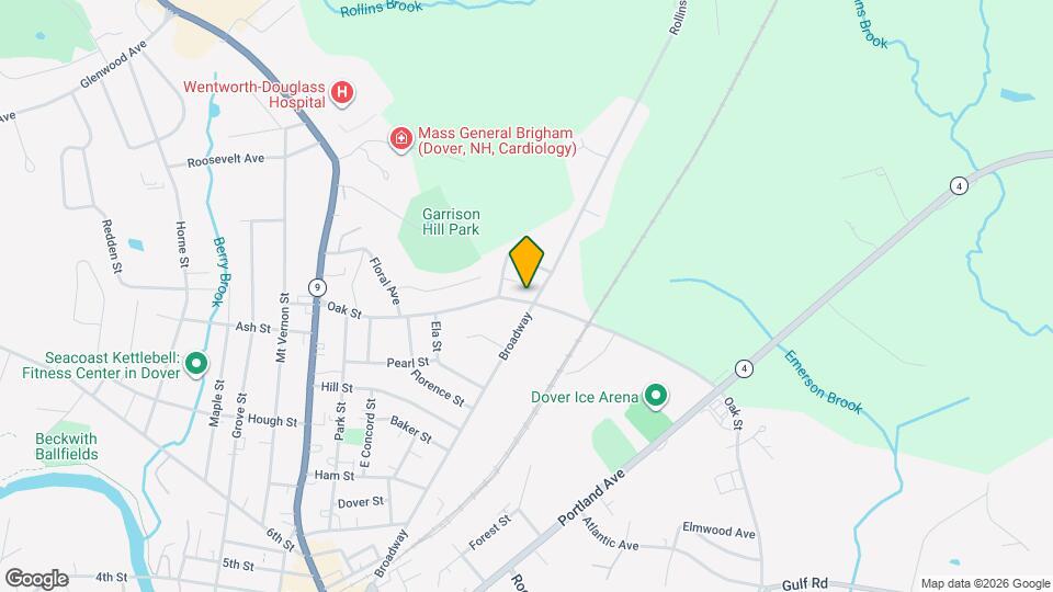 72 Oak St Map and Location Details