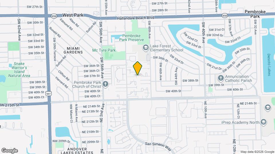 3770 SW 50th Ave Map and Location Details
