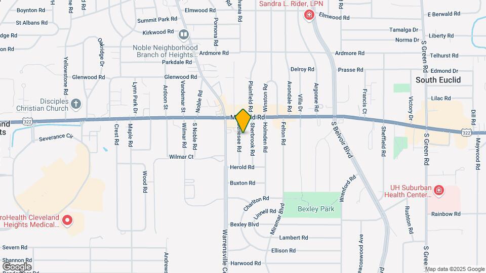 1483 Genesee Rd Map and Location Details