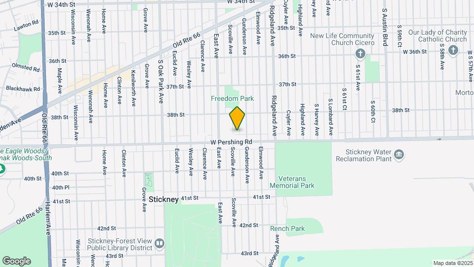 3833 Scoville Ave Map and Location Details