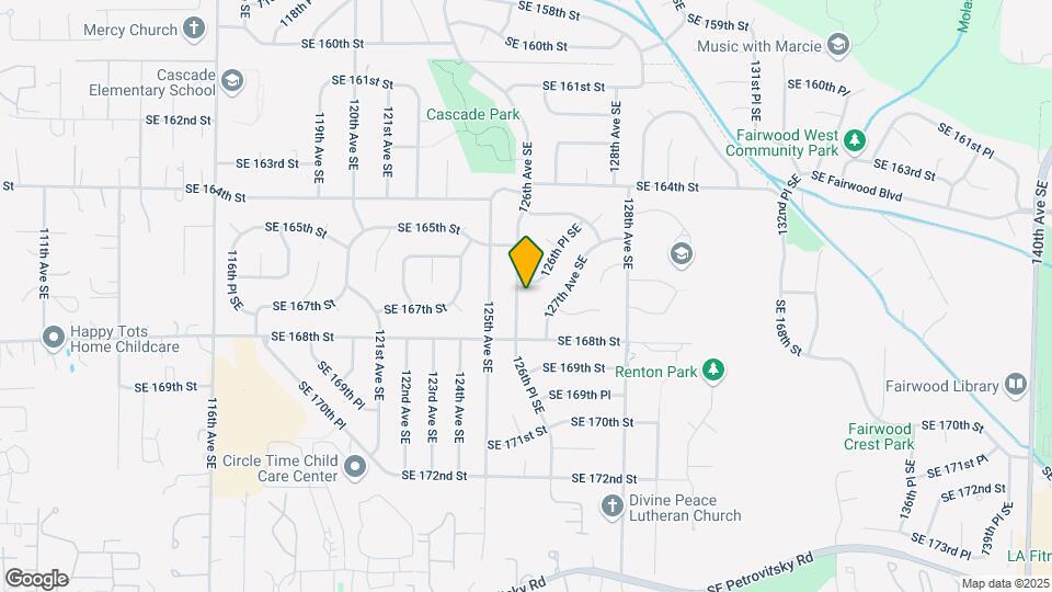 16710 126th Ave SE Mapa y Detalles de la Ubicación