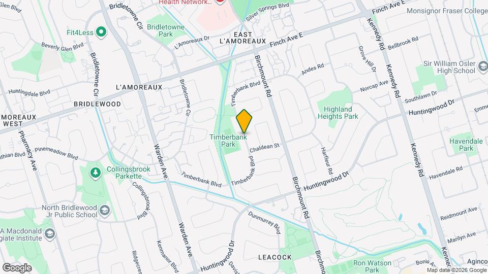 210 Timberbank Blvd Map and Location Details