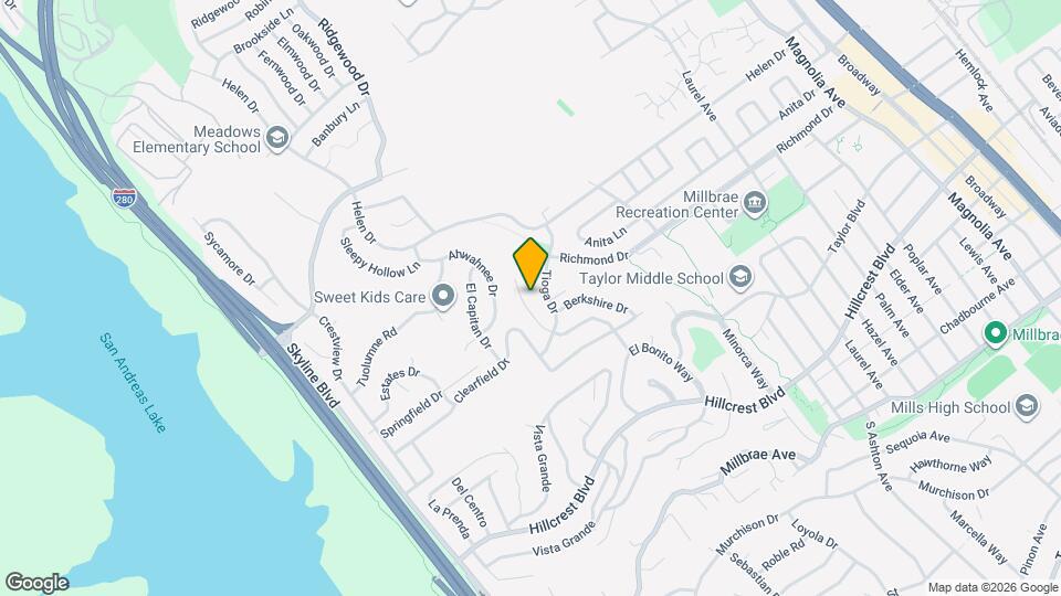 850 Morningside Dr Map and Location Details