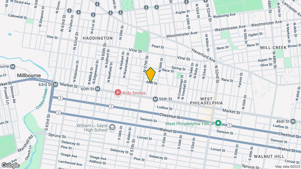 5624 Arch St Mapa y Detalles de la Ubicación