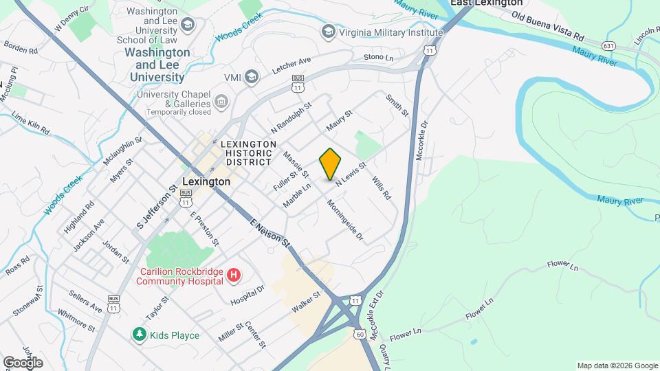 208 N Lewis St Map and Location Details