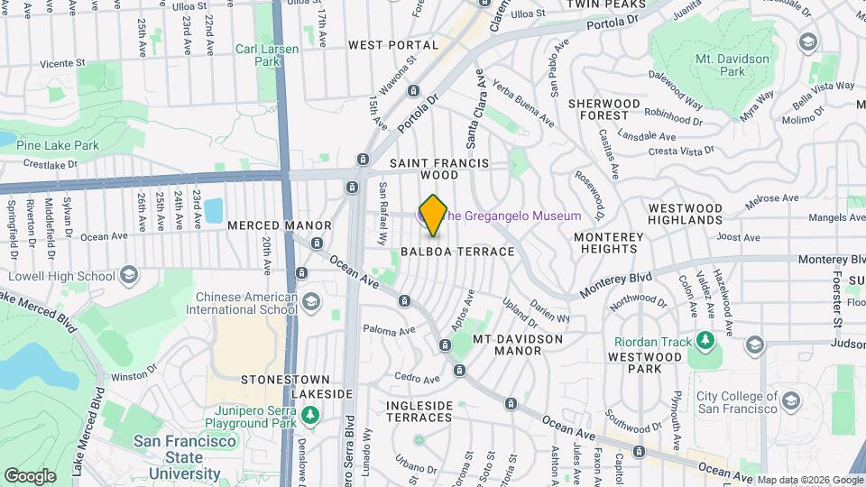 276 Santa Ana Ave Map and Location Details