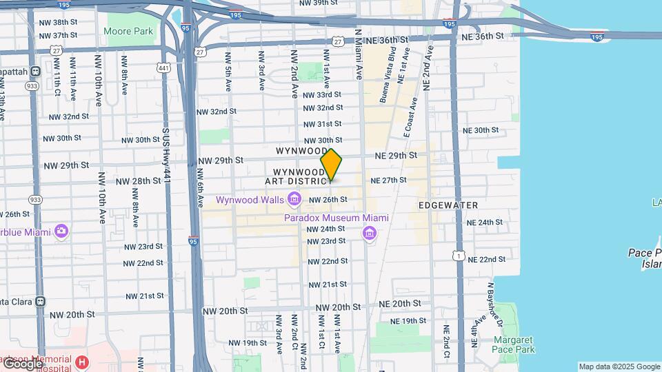 2701 NW 1st Ave Mapa y Detalles de la Ubicación