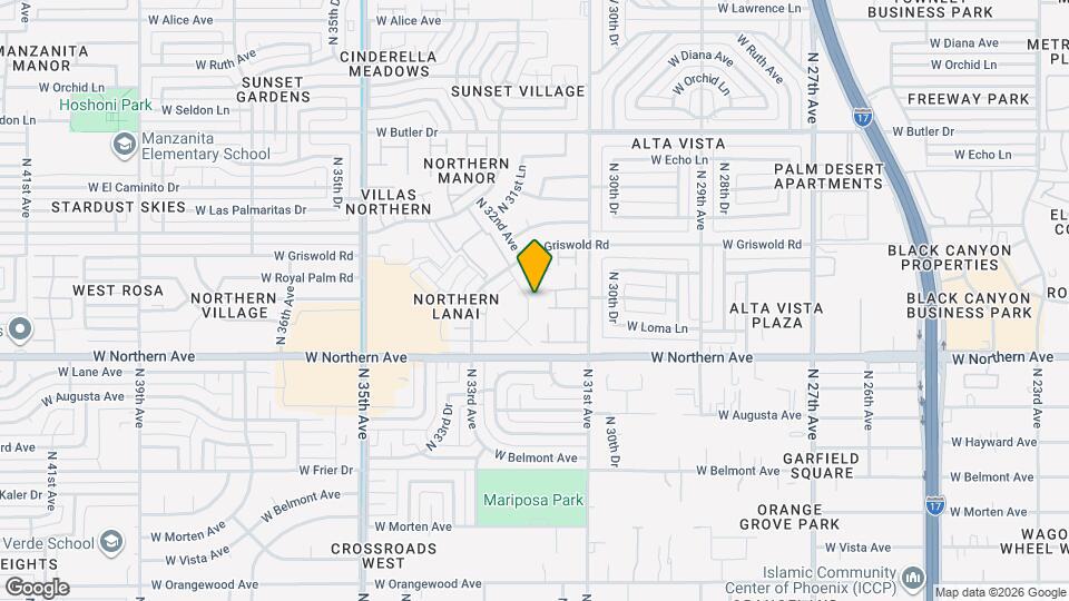 8053 N 32nd Dr Map and Location Details