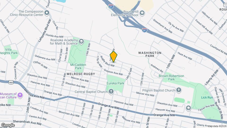 1533 Rugby Blvd NW Map and Location Details