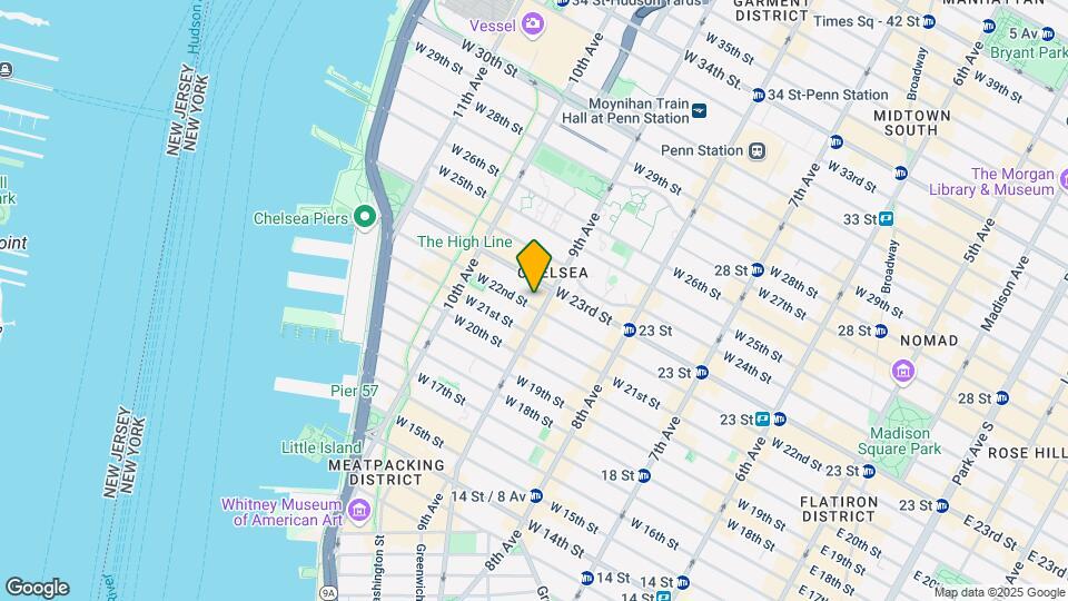411 W 22nd St Mapa y Detalles de la Ubicación