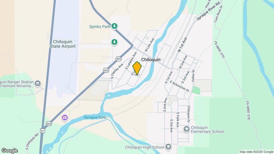 304 S Wasco Ave Map and Location Details