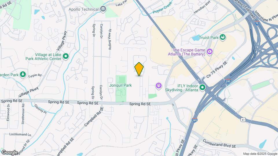 2509 Oakbourne Ln Map and Location Details