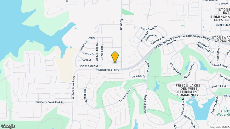 12725 Ocean Spray Dr Map and Location Details