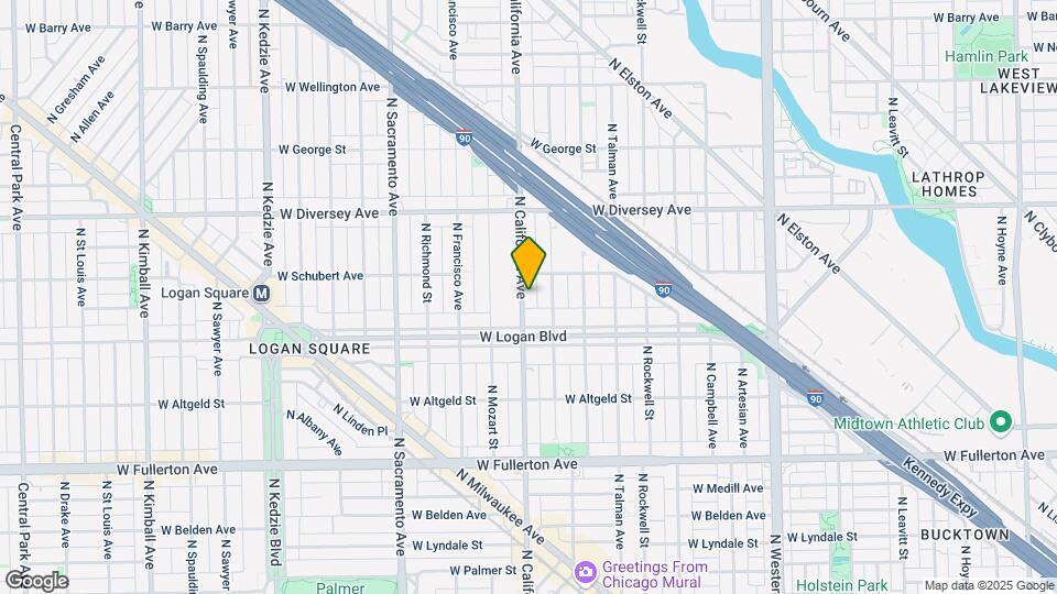2629 N California Ave Mapa y Detalles de la Ubicación