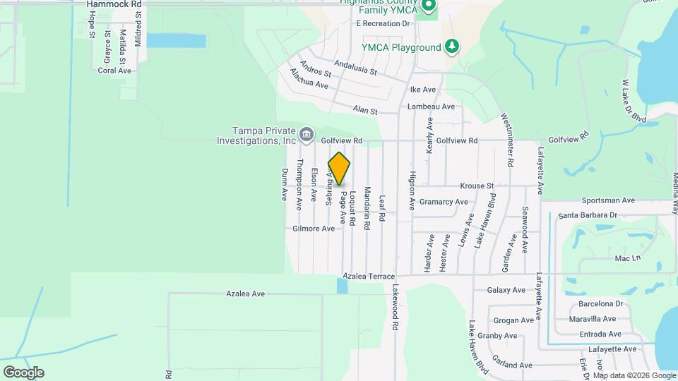 4201 Page Ave Map and Location Details