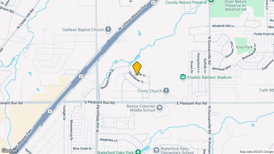 1030 Greenbriar Tr Mapa y Detalles de la Ubicación