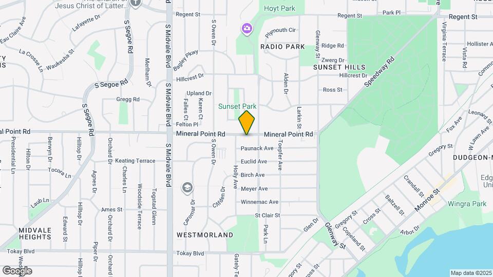 4117 Mineral Point Rd Mapa y Detalles de la Ubicación