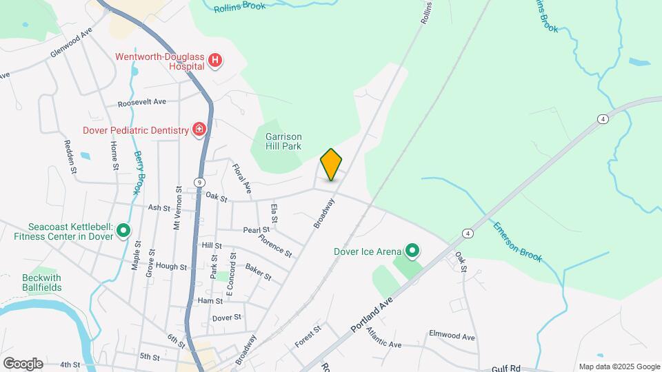 72 Oak St Map and Location Details