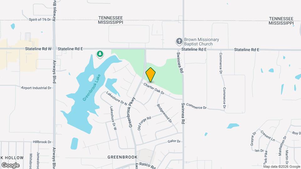 732 Charter Oak Dr Map and Location Details