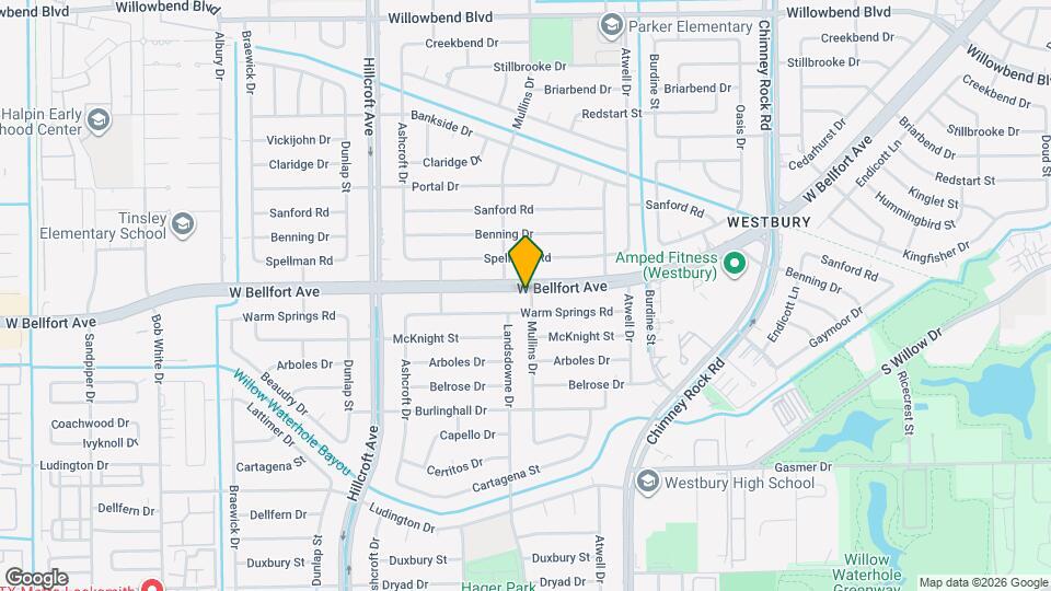 5631 W Bellfort Ave Map and Location Details