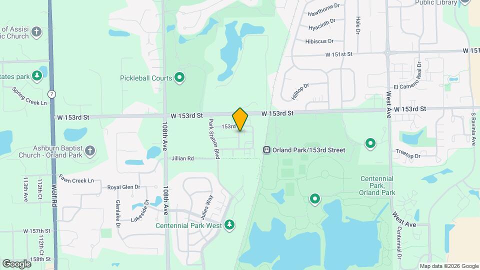 15353 Sheffield Square Pkwy Mapa y Detalles de la Ubicación