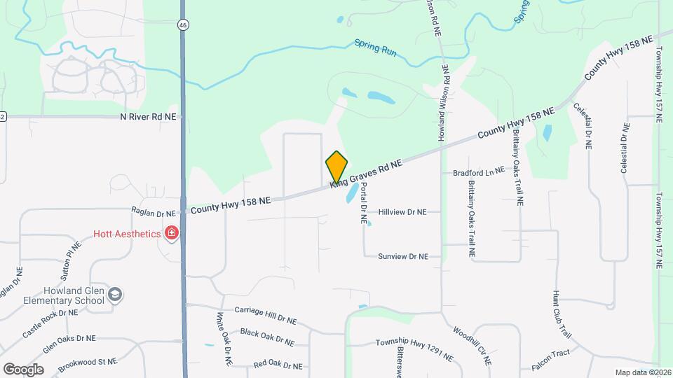 8986 King Graves Rd NE Map and Location Details