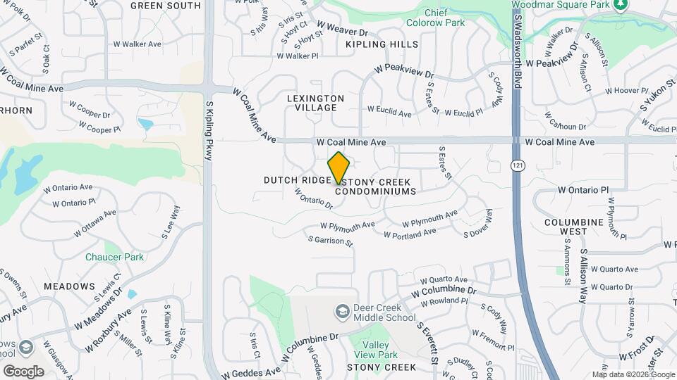 9429 W Ontario Dr Mapa y Detalles de la Ubicación