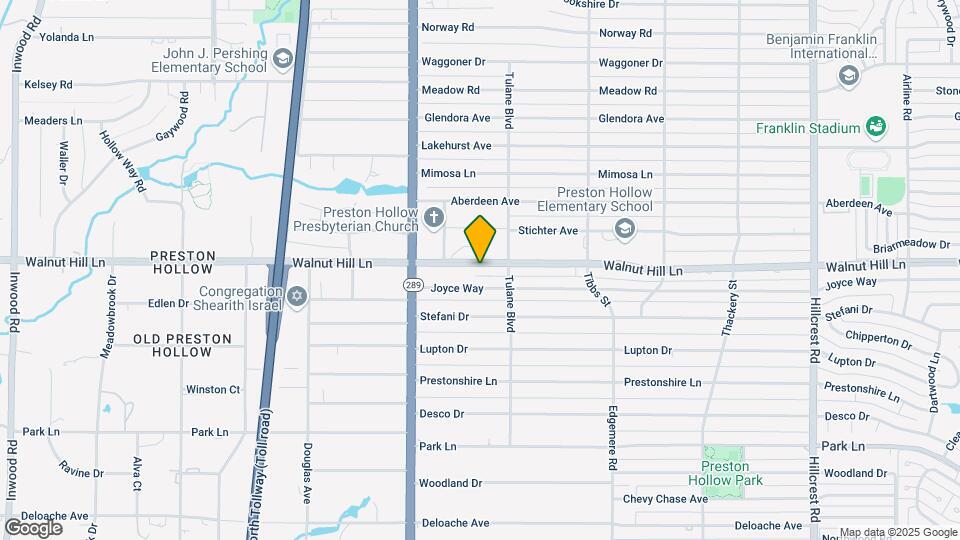 6118 Walnut Hill Ln Map and Location Details