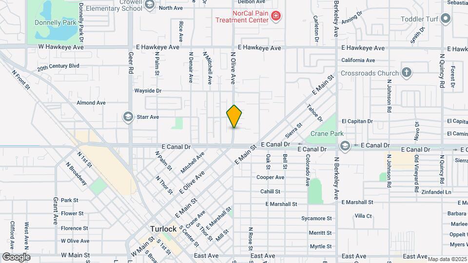 904 N Olive Ave Mapa y Detalles de la Ubicación