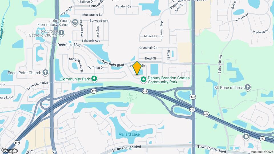 12736 Newfield Dr Map and Location Details