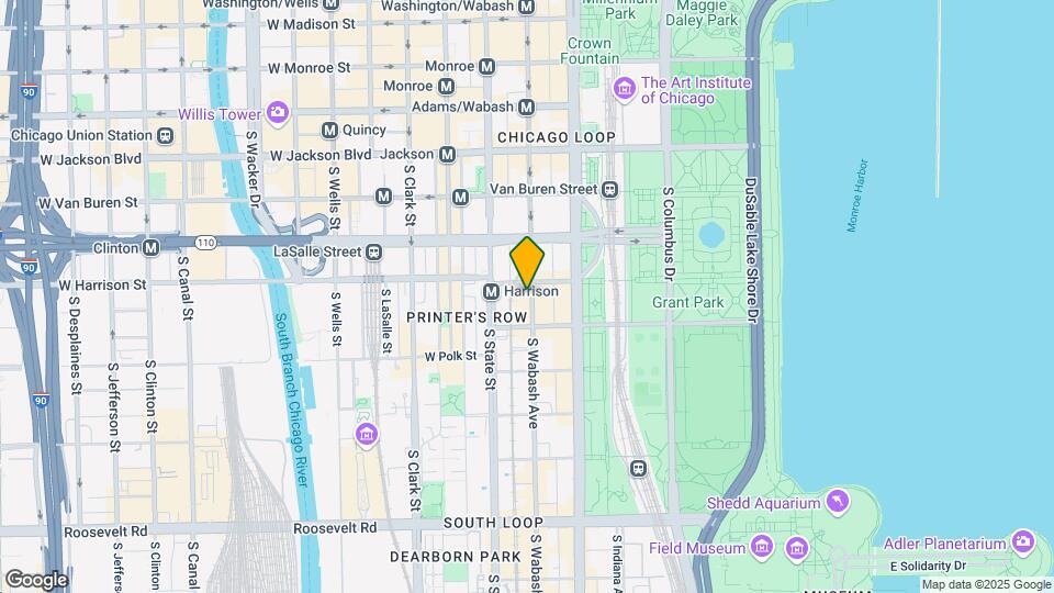 600 S Wabash Studios Map and Location Details