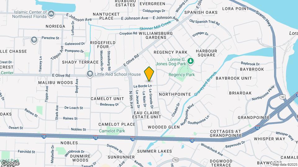 4290 La Borde Ln Map and Location Details