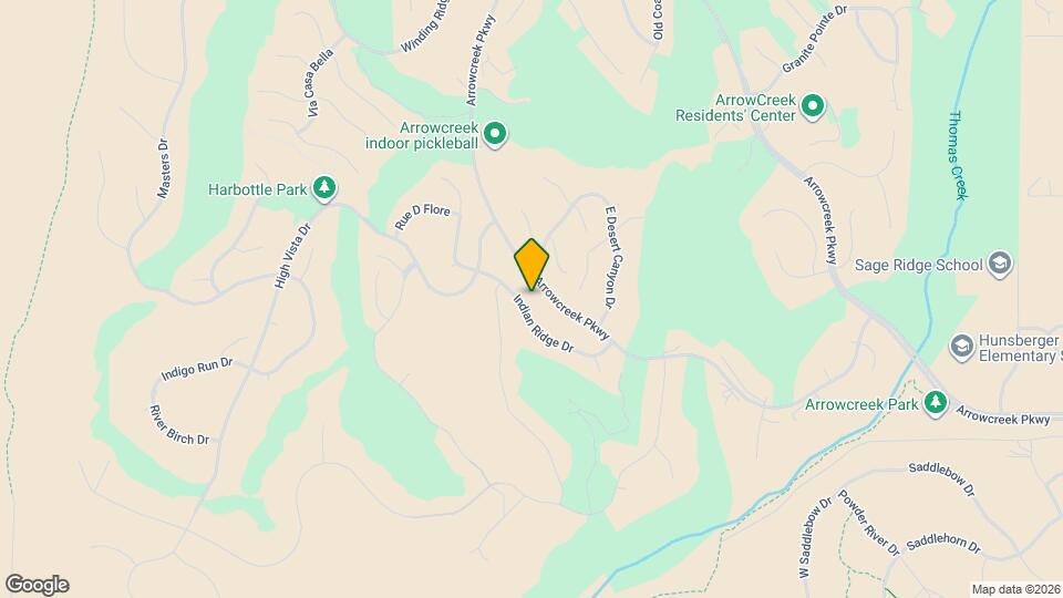 10123 Indian Ridge Dr Mapa y Detalles de la Ubicación