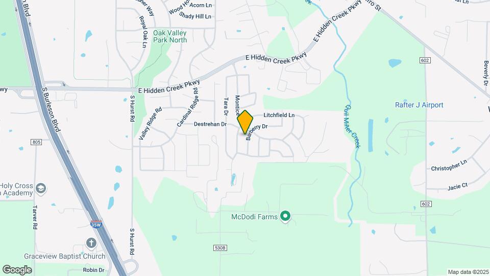 1185 Barberry Dr Map and Location Details