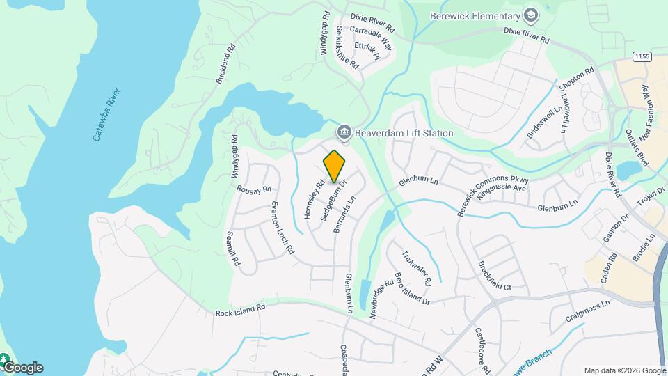 8708 SedgeBurn Dr Map and Location Details