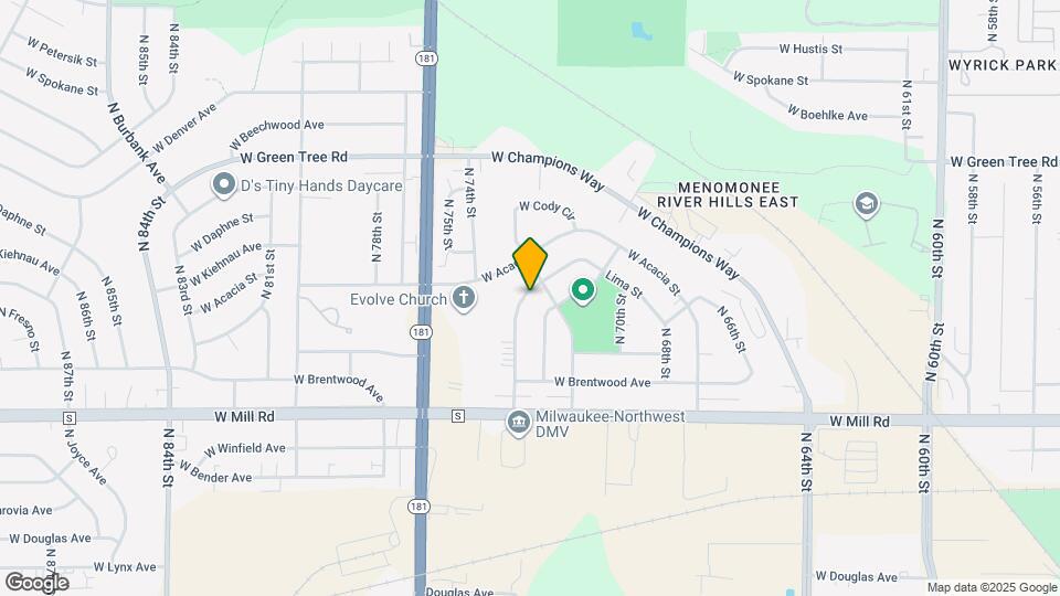 6580 N 73rd St Map and Location Details