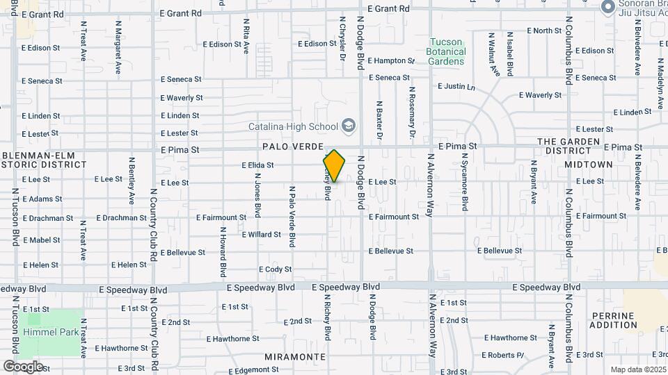 3608 E Lee St Mapa y Detalles de la Ubicación