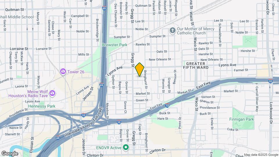 3515 Orange St Map and Location Details