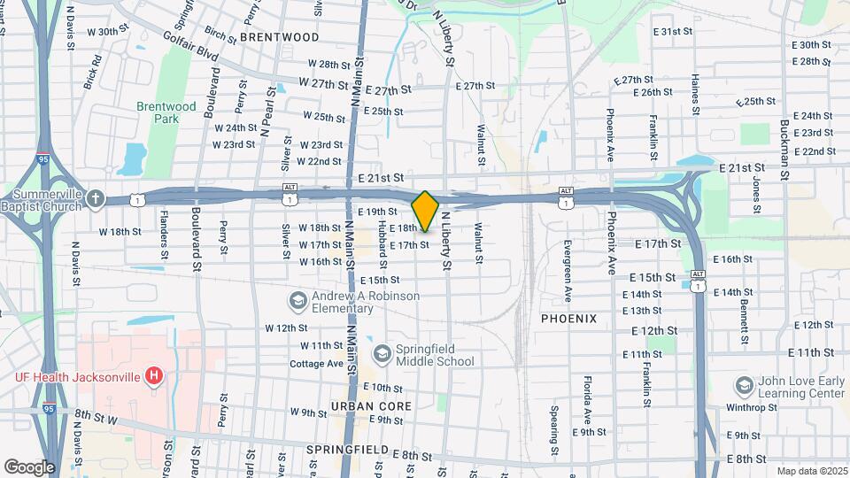 209 E 17th St Map and Location Details