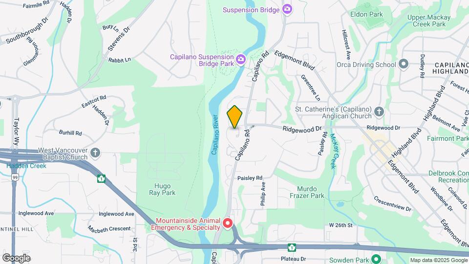 3288 Capilano Cres Map and Location Details