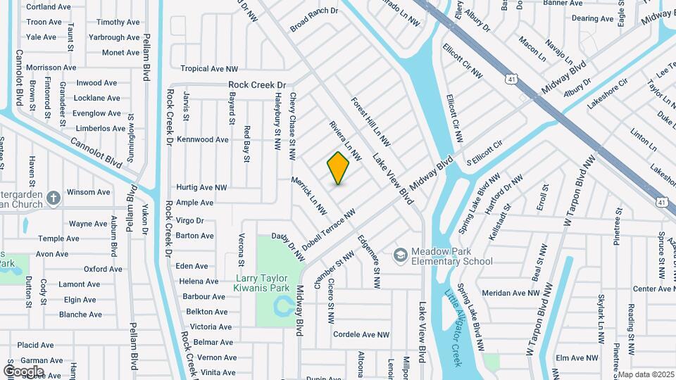 971 Roseway Terrace NW Map and Location Details